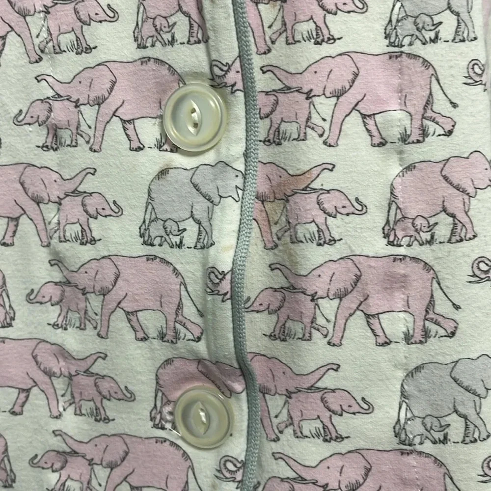 BedHead Pink Elephant Pajama Set Small